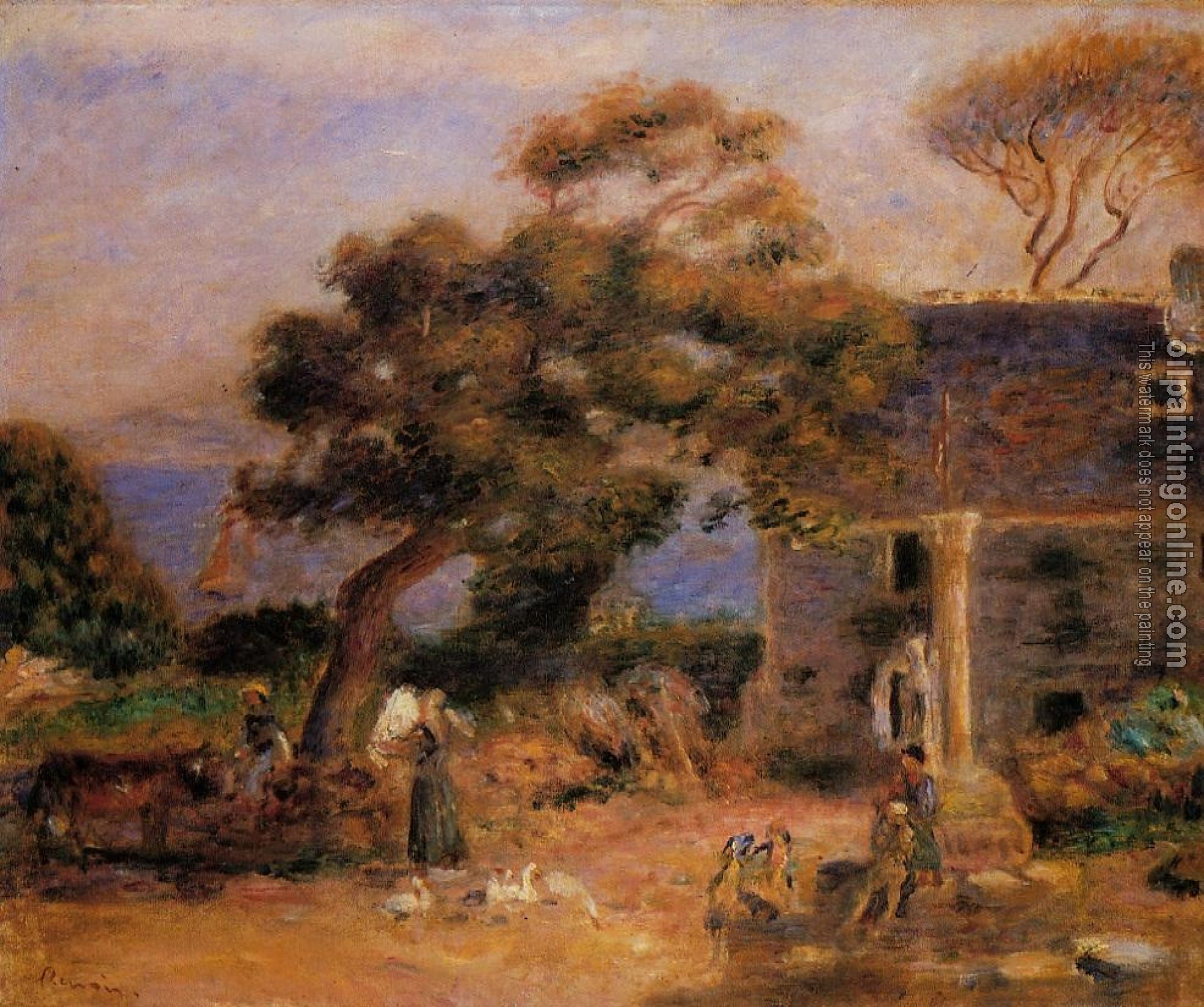 Renoir, Pierre Auguste - View of Treboul
